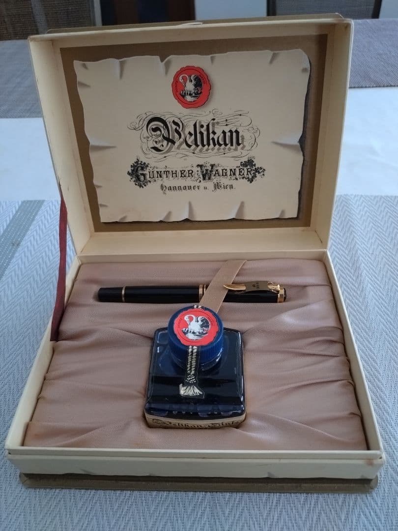 Pelikan M600 EF 万年筆 インク付き