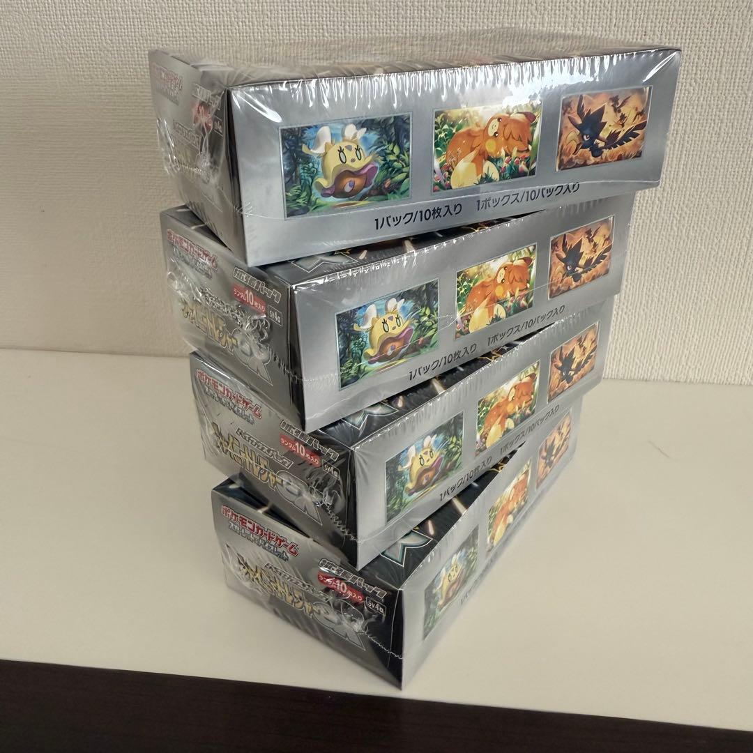 ポケモンカードゲーム シャイニートレジャーEX (シュリンク付 )4箱