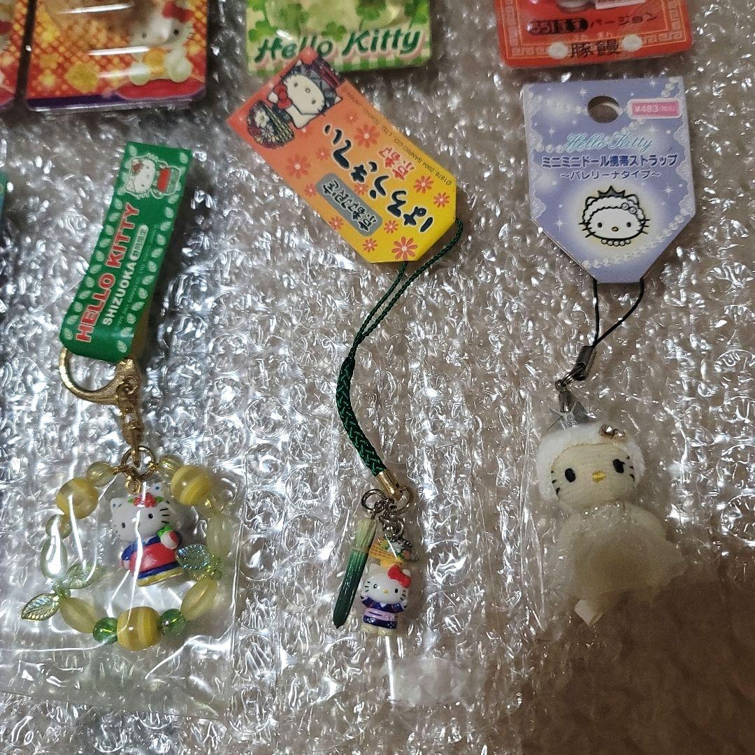 ご当地ハローキティ キティちゃん　ストラップまとめ売り15点