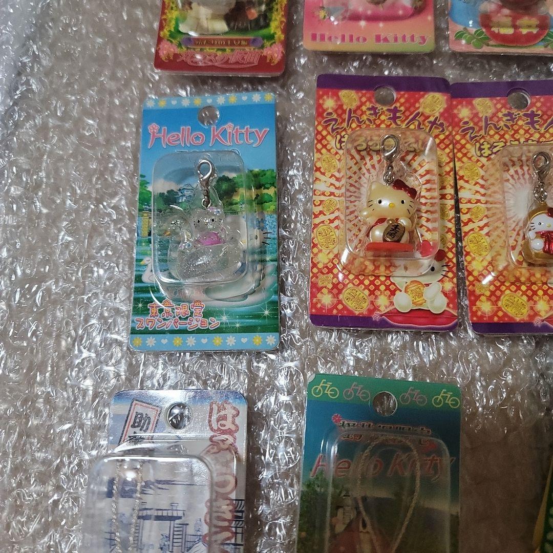 ご当地ハローキティ キティちゃん　ストラップまとめ売り15点