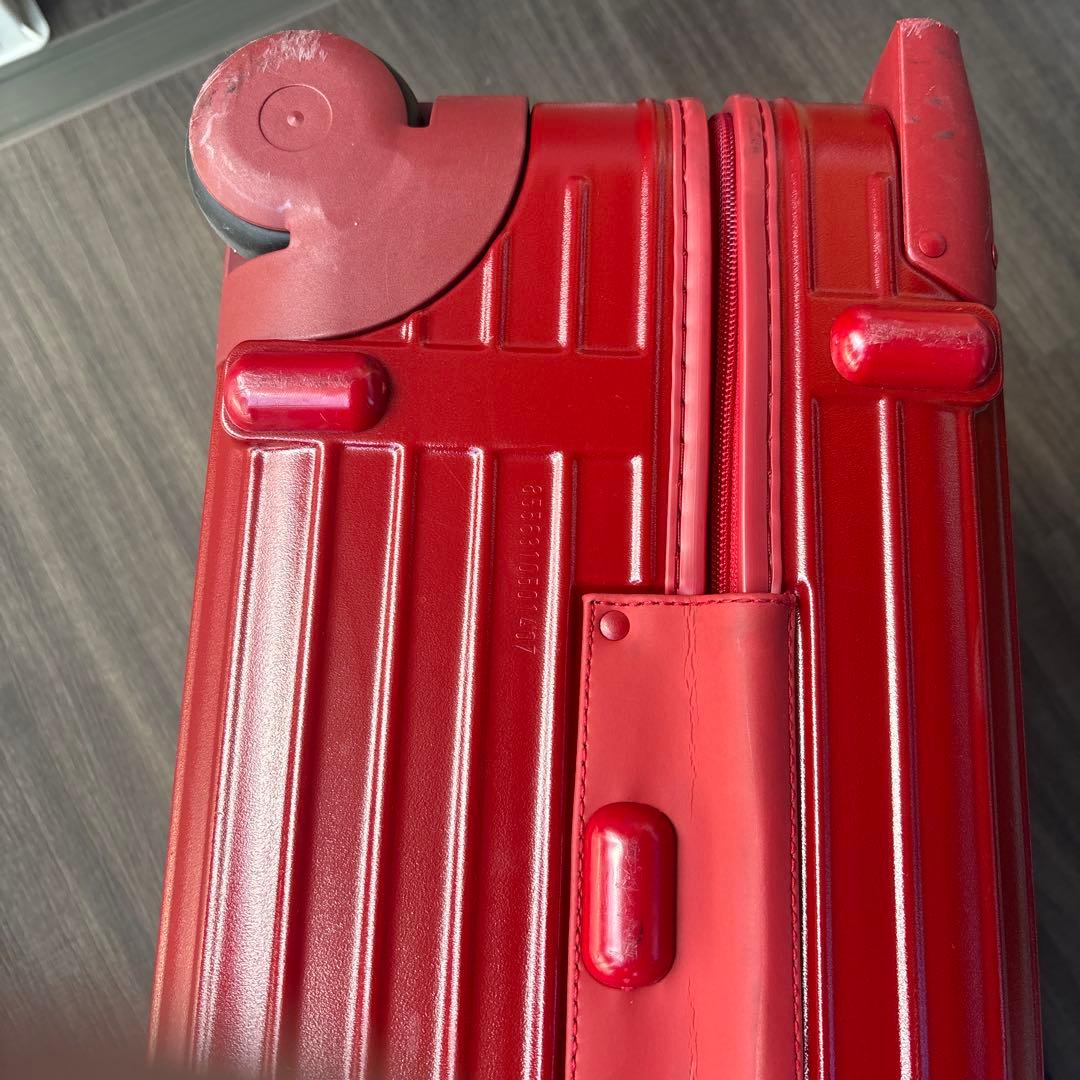 美品　RIMOWA サルサ　赤　63リットル　2輪