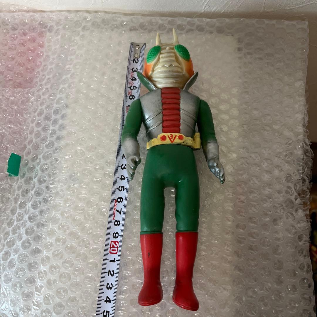 ⚠️レア　仮面ライダーV3 パチ　無版権　贋作　スタンダードサイズ　ソフビ　当時物