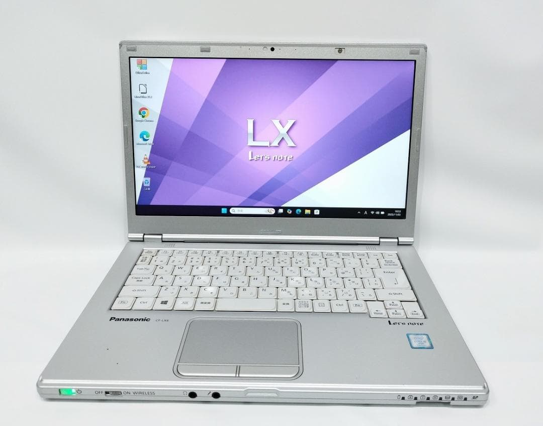 Windowsノート本体 Panasonic CF-LX6RDPVS I5 7300U 8GB Win11