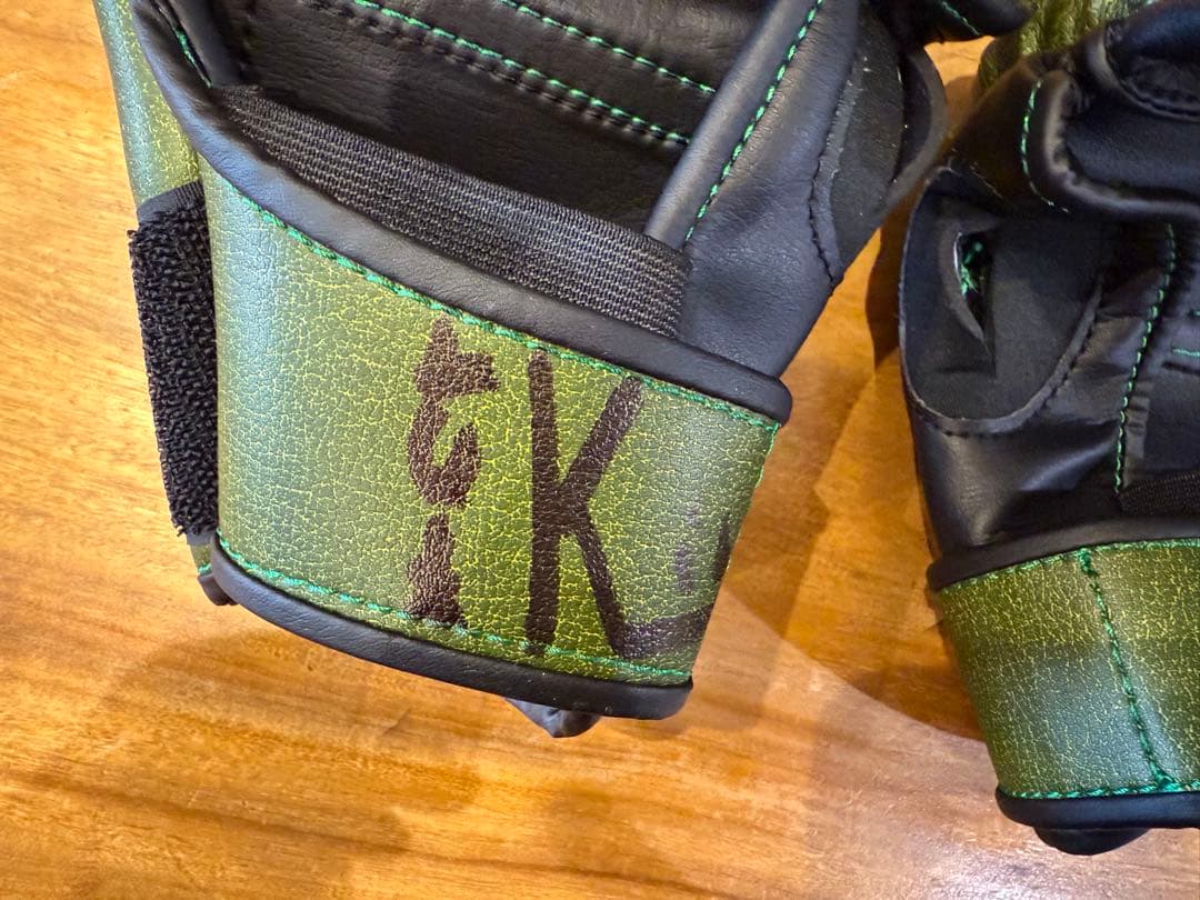 RIZIN オープンフィンガーグローブ XL ルイス・グスタボ　堀江圭功サイン入