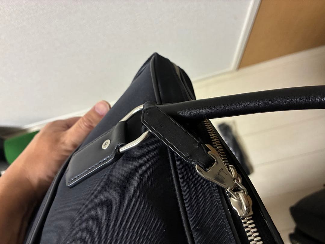 美品　ダンヒル　ビジネスバッグ　ガーズマン　ナイロン×レザー ブラック