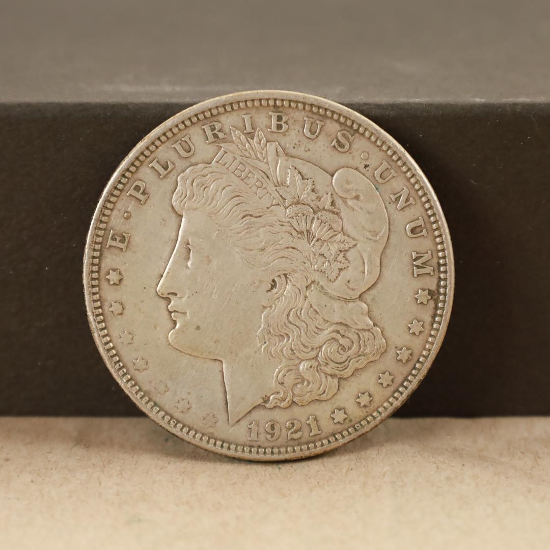 プ*須様 1884年製＆1921年製 モルガンダラー銀貨 USA 1ドル硬貨　２