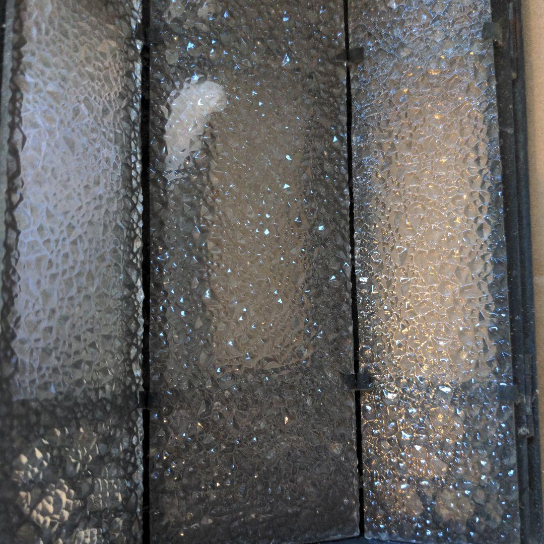 大正ロマンダイヤガラス 壁付け 開閉式セット