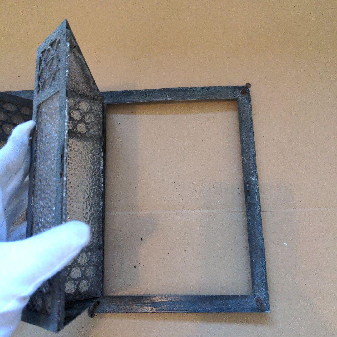 大正ロマンダイヤガラス 壁付け 開閉式セット