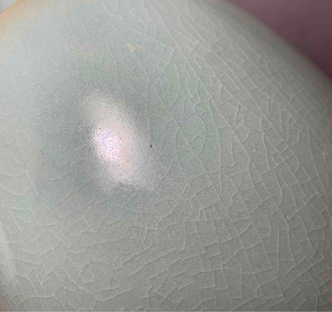 中国 輪花口肩衝瓶　u6230952