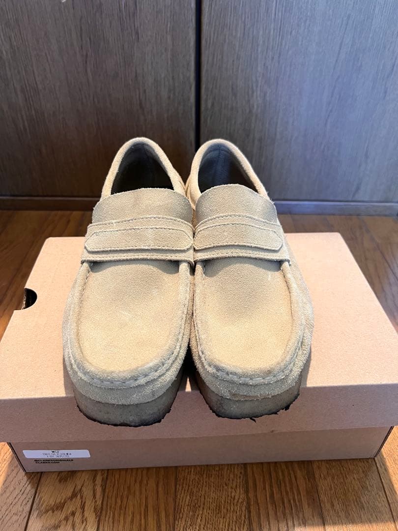 Clarks Wallabee Loafer 26cm メープル