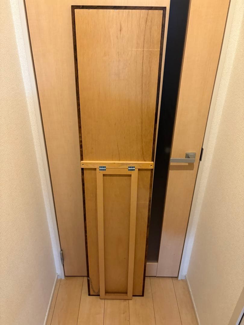 【職人手作り】ヨーロッパブナ製天然木フレーム　スタンドミラー　アンティーク　姿見