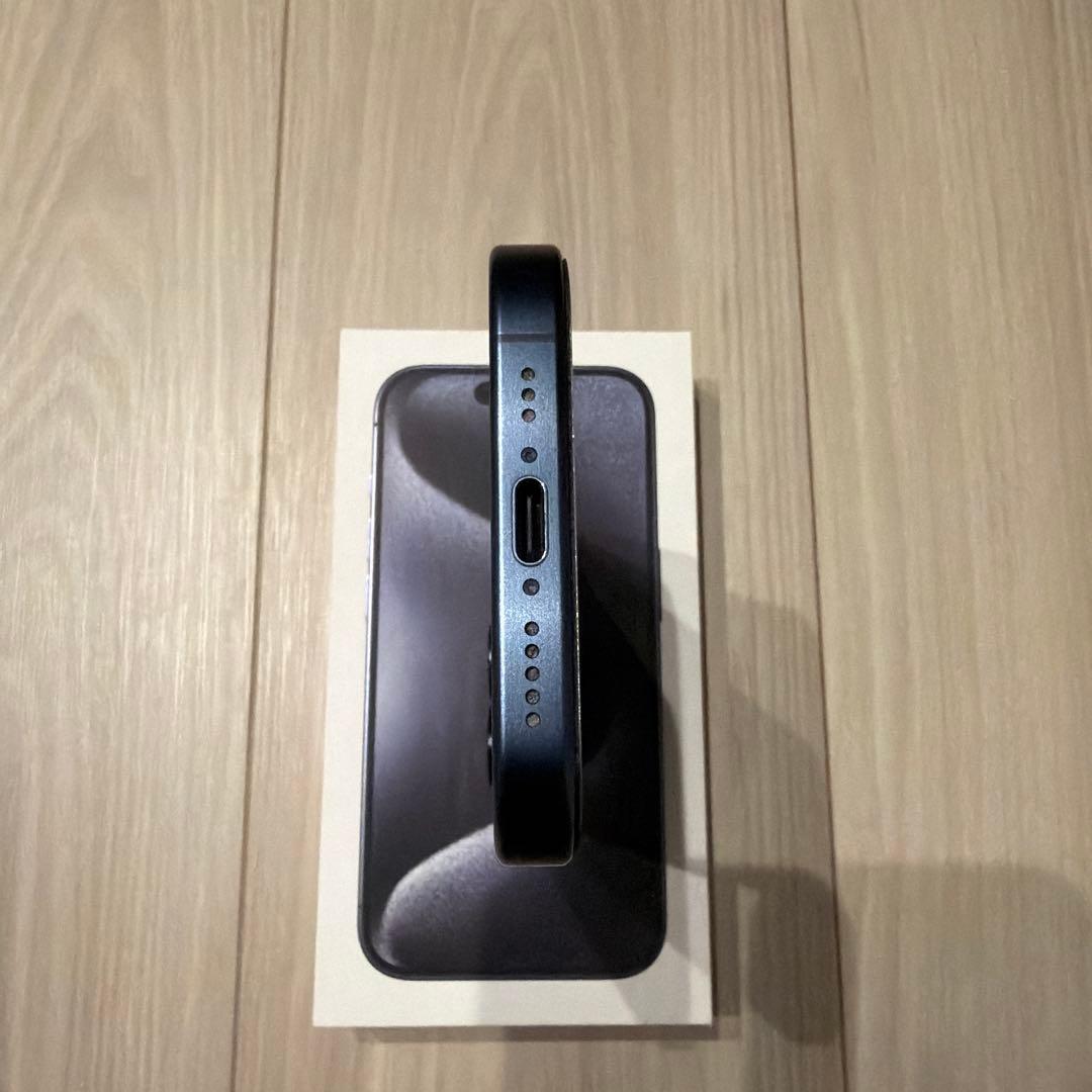 iPhone 15 pro ブルーチタニウム 128GB