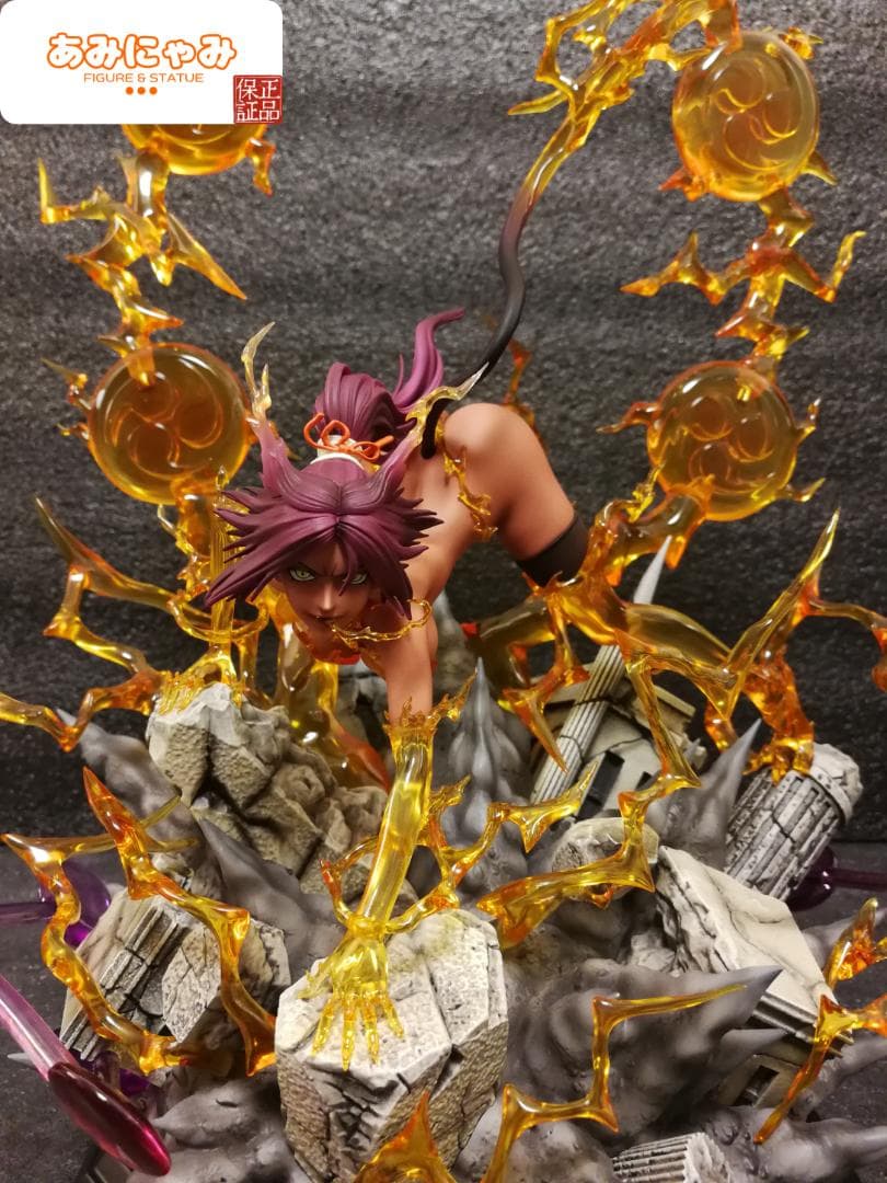 BLEACH 四楓院 夜一 フィギュア ガレージキット スタチュー Blood