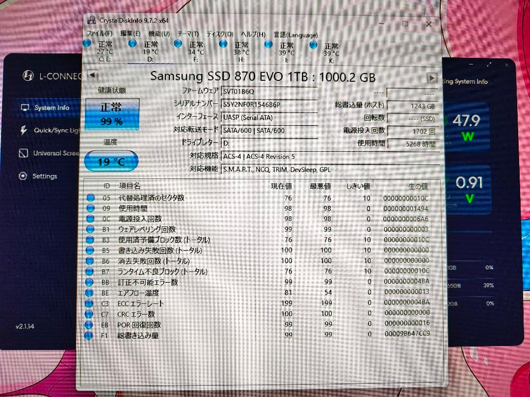 内蔵型SSD SAMSUNG 870EVO 1TB