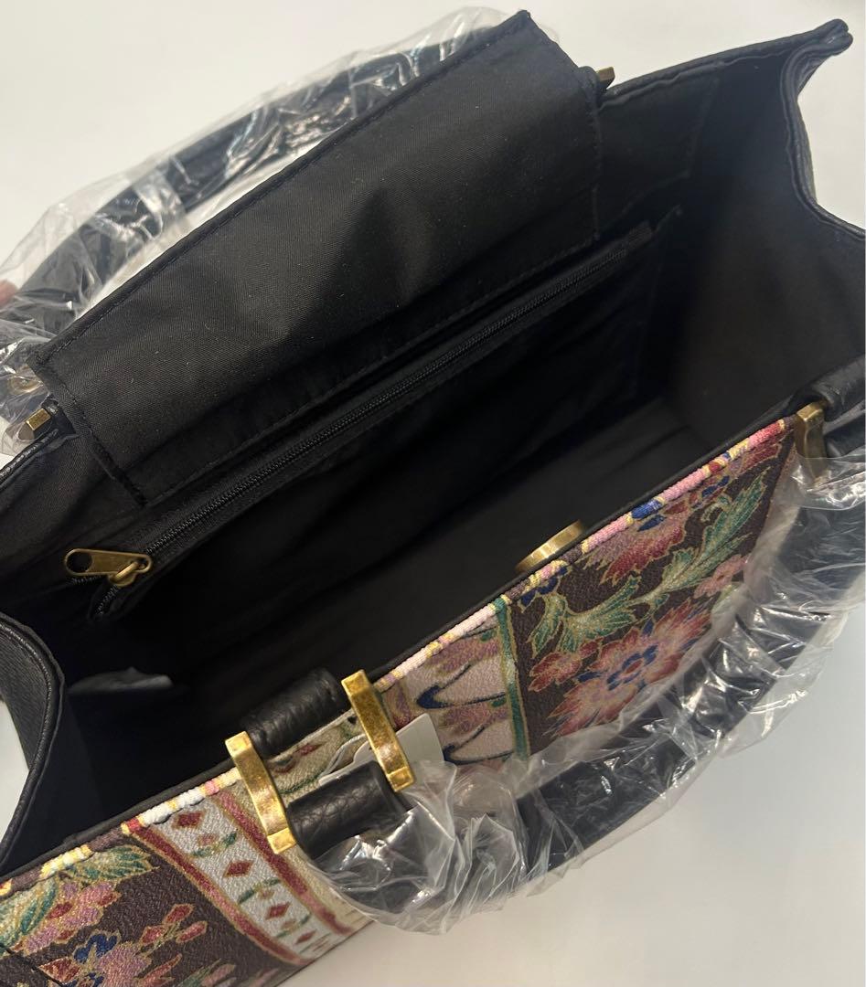 新品未使用 岡重 花更紗 和装バッグ OKAJIMA