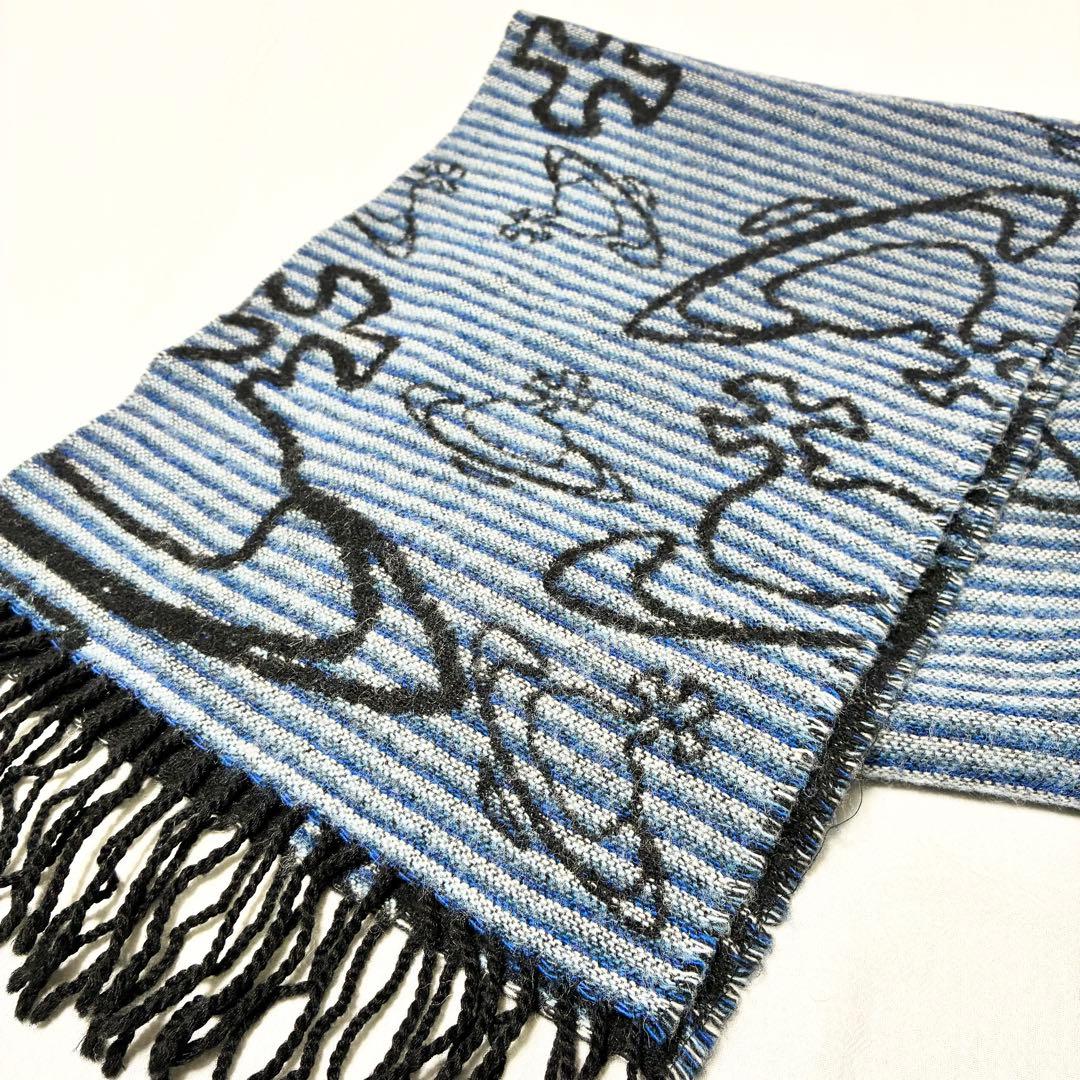 Vivienne Westwood ACCESSORIES マフラー オーブ総柄