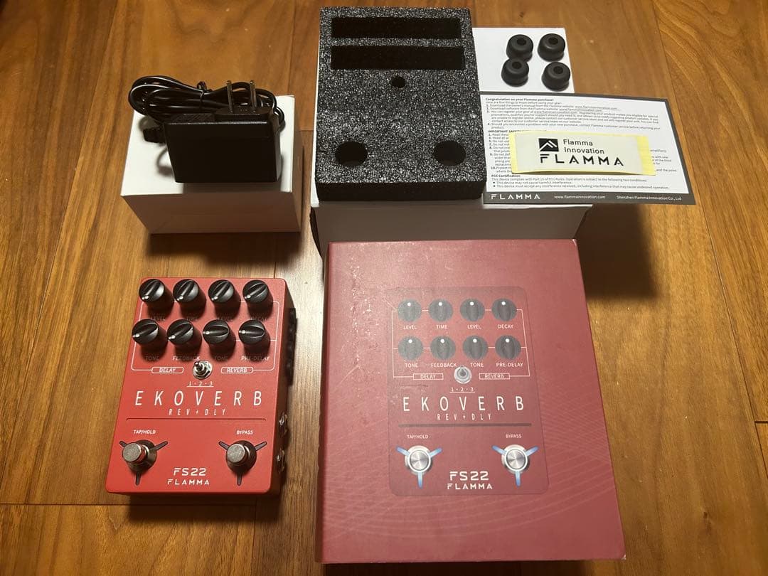 FLAMMA EKOVERB FS22 ギターエフェクター リバーブ＋ディレイ