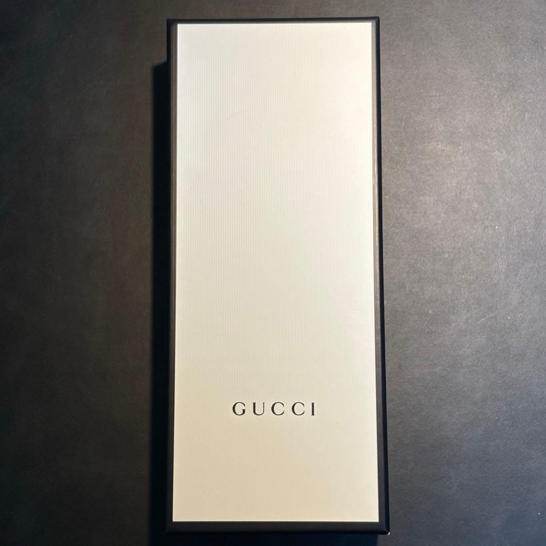 【未使用】グッチ 靴下 タイガー ホワイト ストレッチコットン　24-26cm