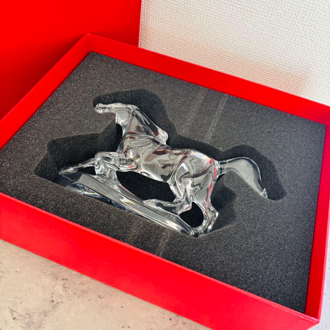 Baccarat バカラ 馬 干支 置物 クリスタル 箱付 開封品 箱に傷汚れ有