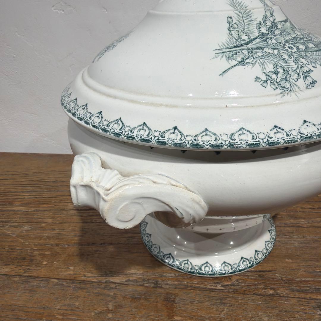 フランスアンティーク　サンタマン　ミュゲ 鈴蘭　ST.AMAND スーピーエール