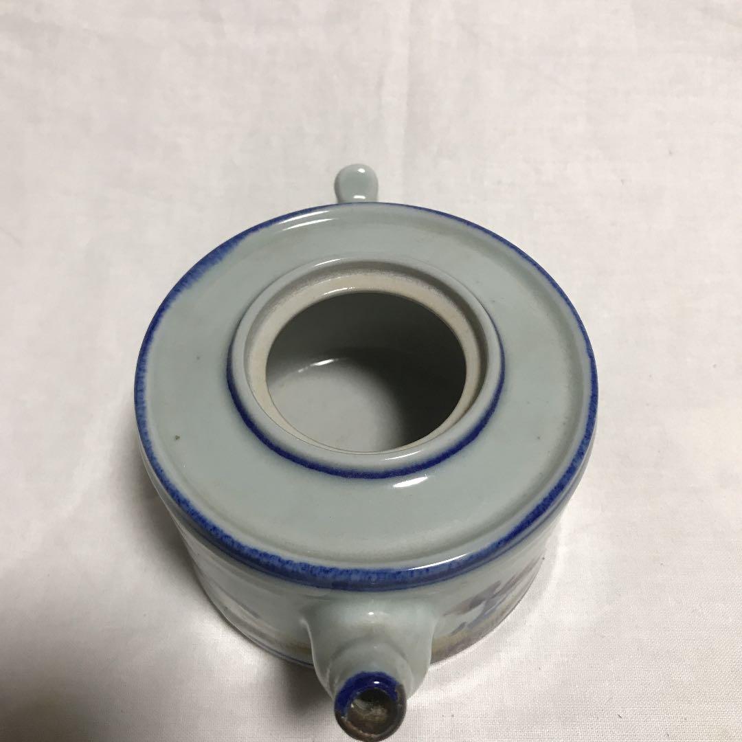 景徳鎮　色絵急須（箱付き）