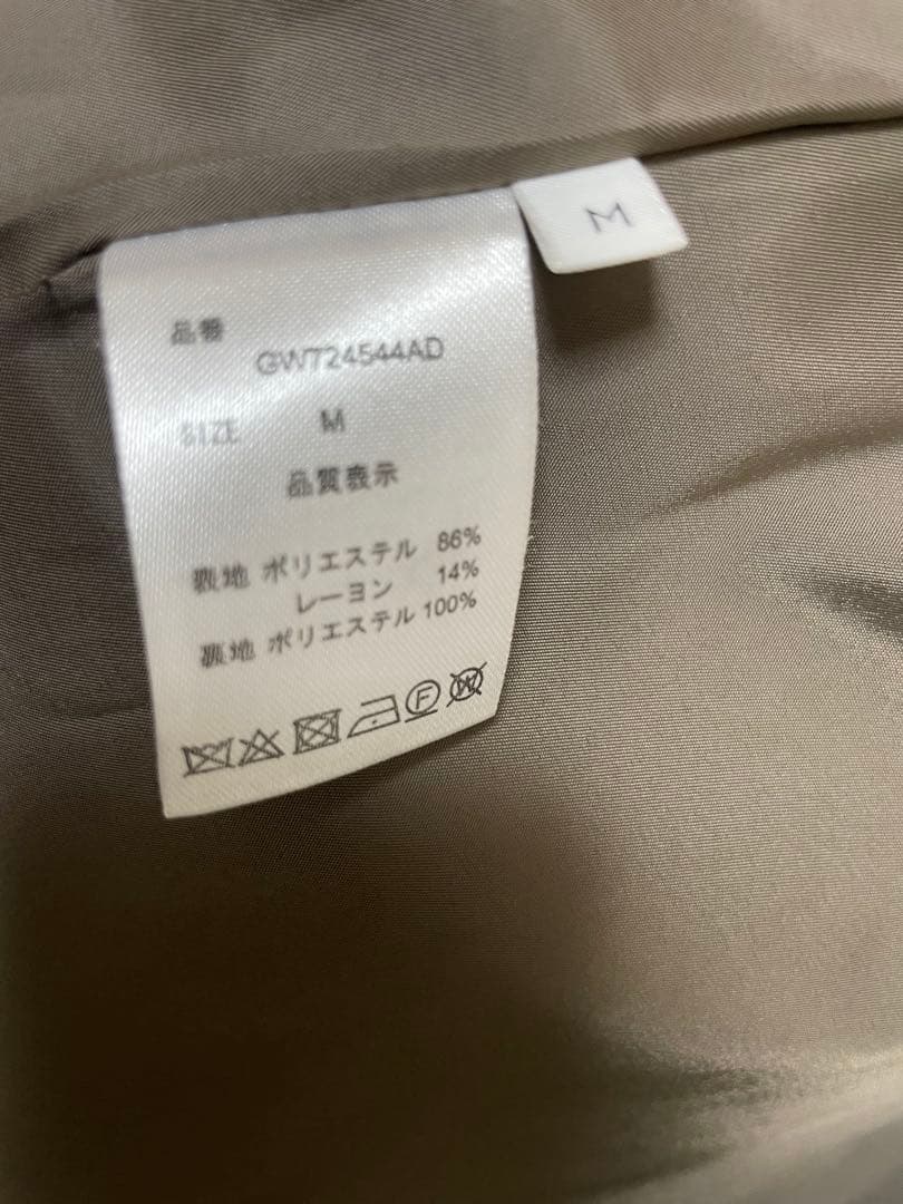 GLOBAL WORK 軽やかストレッチ衿2WAYコート　M