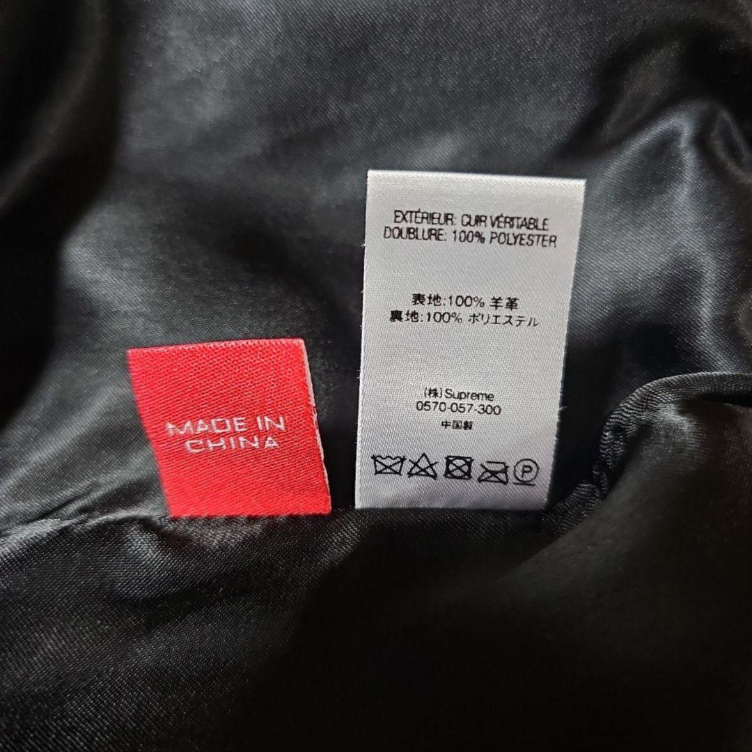 光*様 美品！希少！ Supreme シュプリーム レザージャケットブラック M