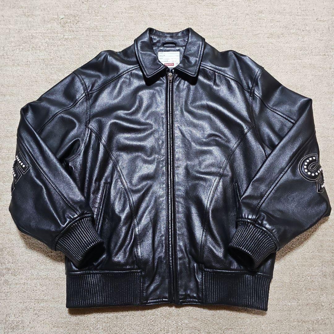 光*様 美品！希少！ Supreme シュプリーム レザージャケットブラック M