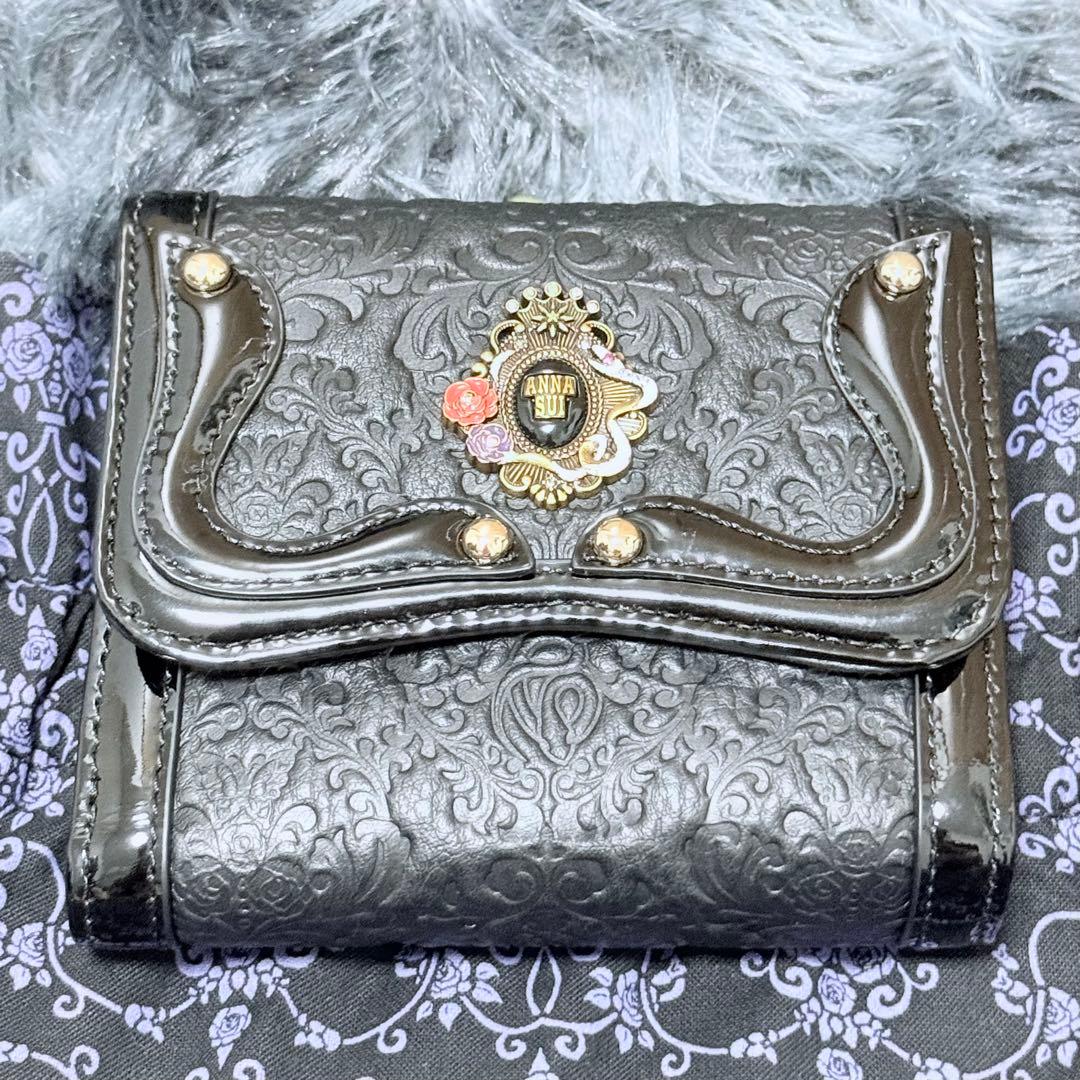 ANNA SUI セルパン-二つ折り口金財布