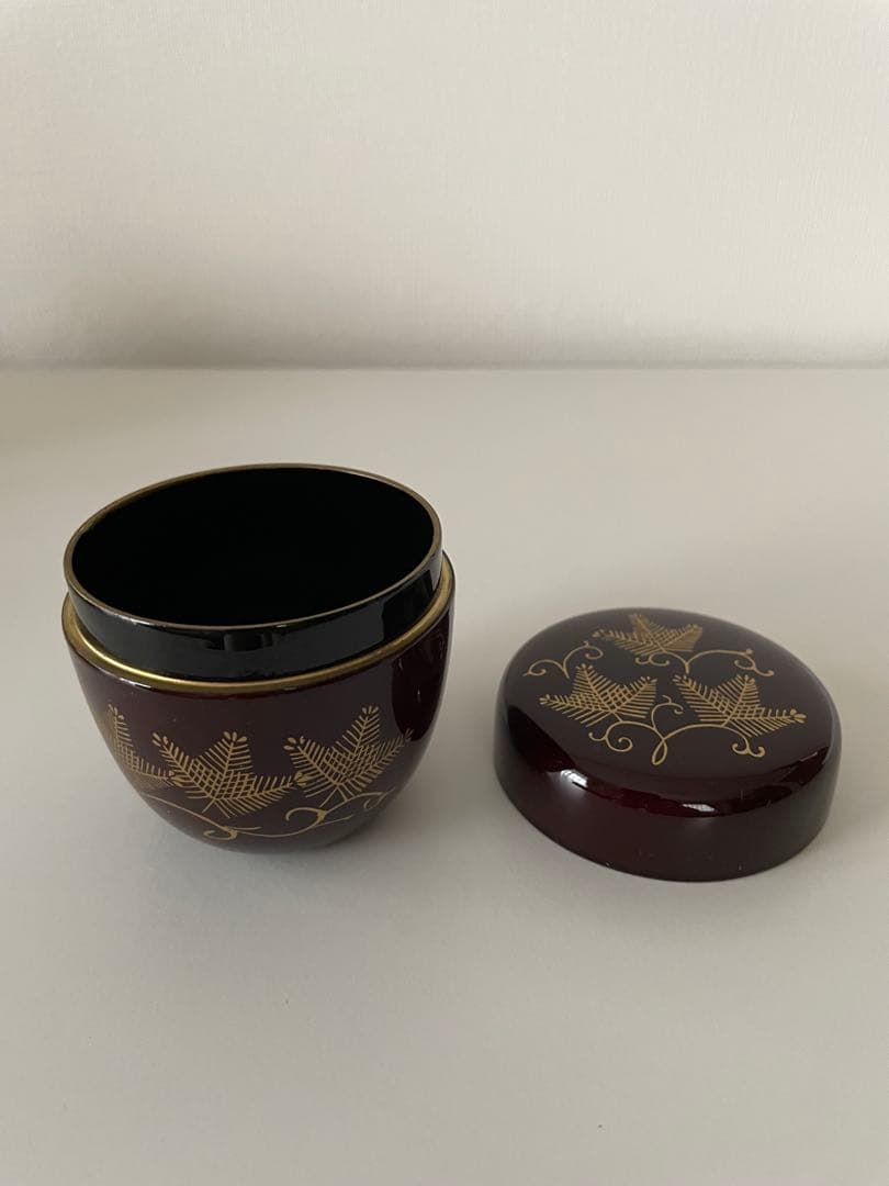 茶道具セット 茶碗3個と菓器・茶杓・棗
