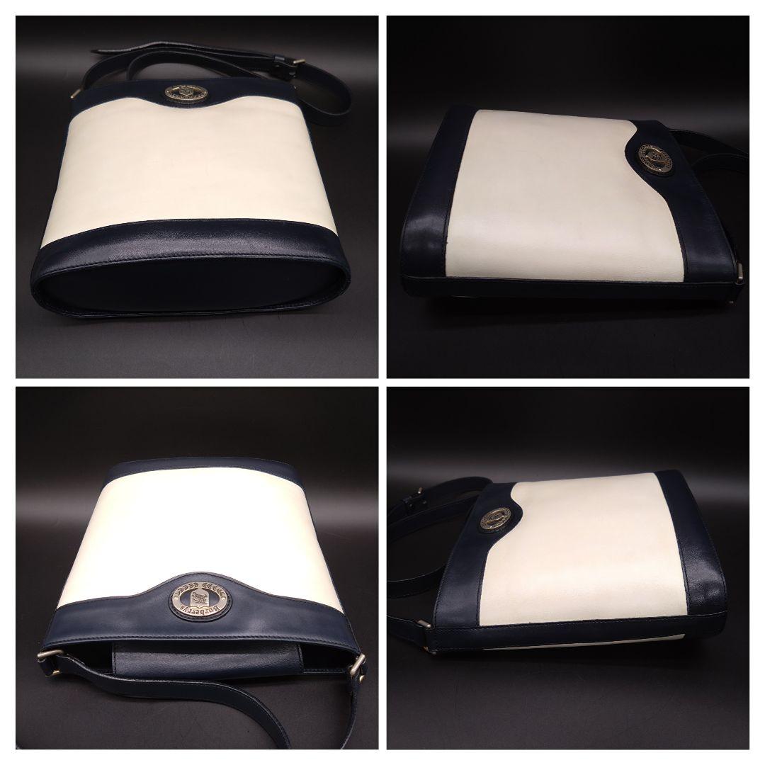 Burberrys ホースロゴ バケツ型 レザー ショルダーバッグ ノバチェック