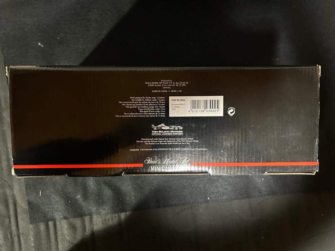 自動車 MCS 1/18 Mclaren Honda MP4/7 G.Berger