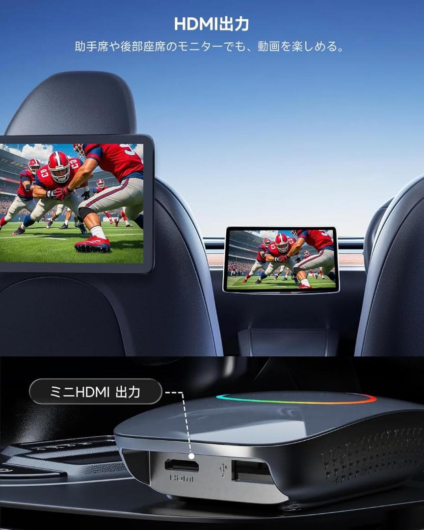 【AI Box CarPlay】AIボックス、ワイヤレスCarplay