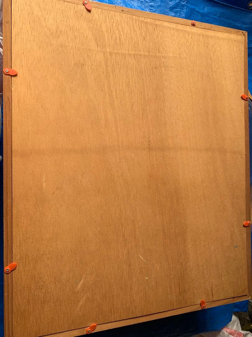 風景画 油彩画 木製フレーム付き