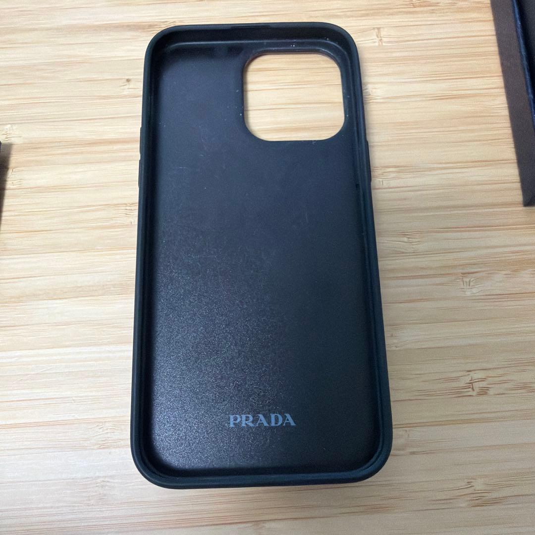 PRADA レザー iPhoneケース ブラック