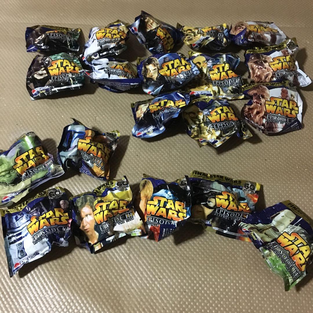 0625　スターウォーズ エピソード III ボトルキャップ 21個 袋12種