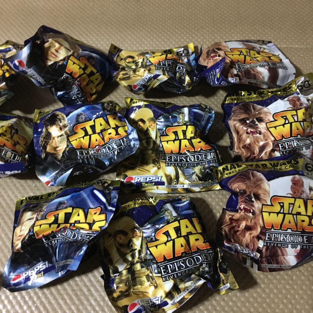 0625　スターウォーズ エピソード III ボトルキャップ 21個 袋12種