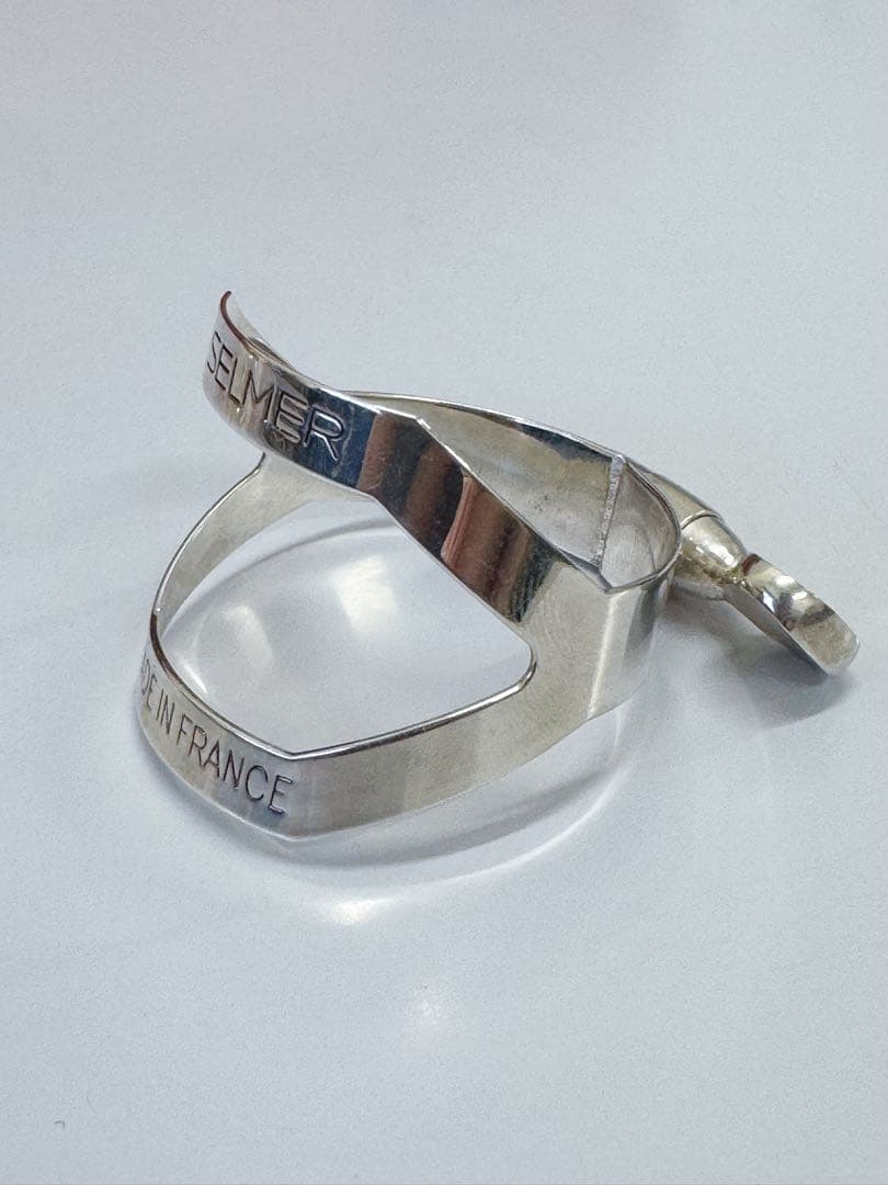 セルマー　テナーサックス用　リガチャー　銀メッキ