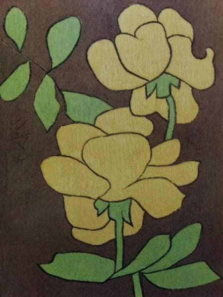 熊谷守一、ばら、希少限定画集画、新品額付