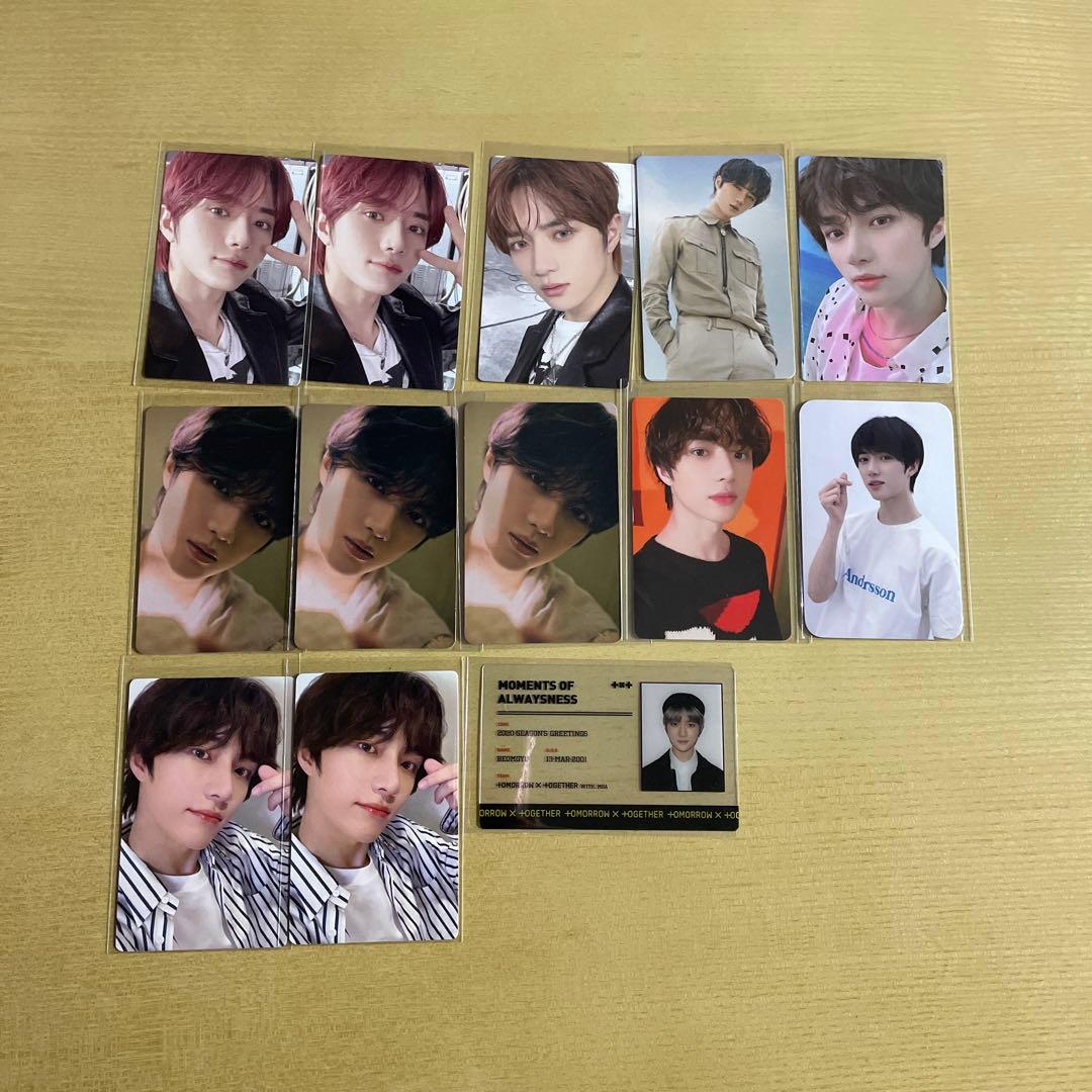 txt ボムギュ トレカ 缶バッジ ポストカード ミニフォト セット まとめ売り