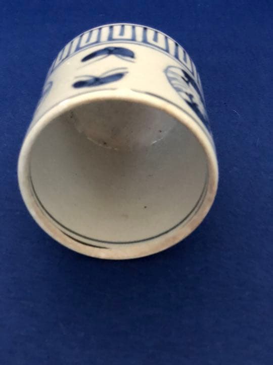 煙草盆 漆塗り 古伊万里灰いれ