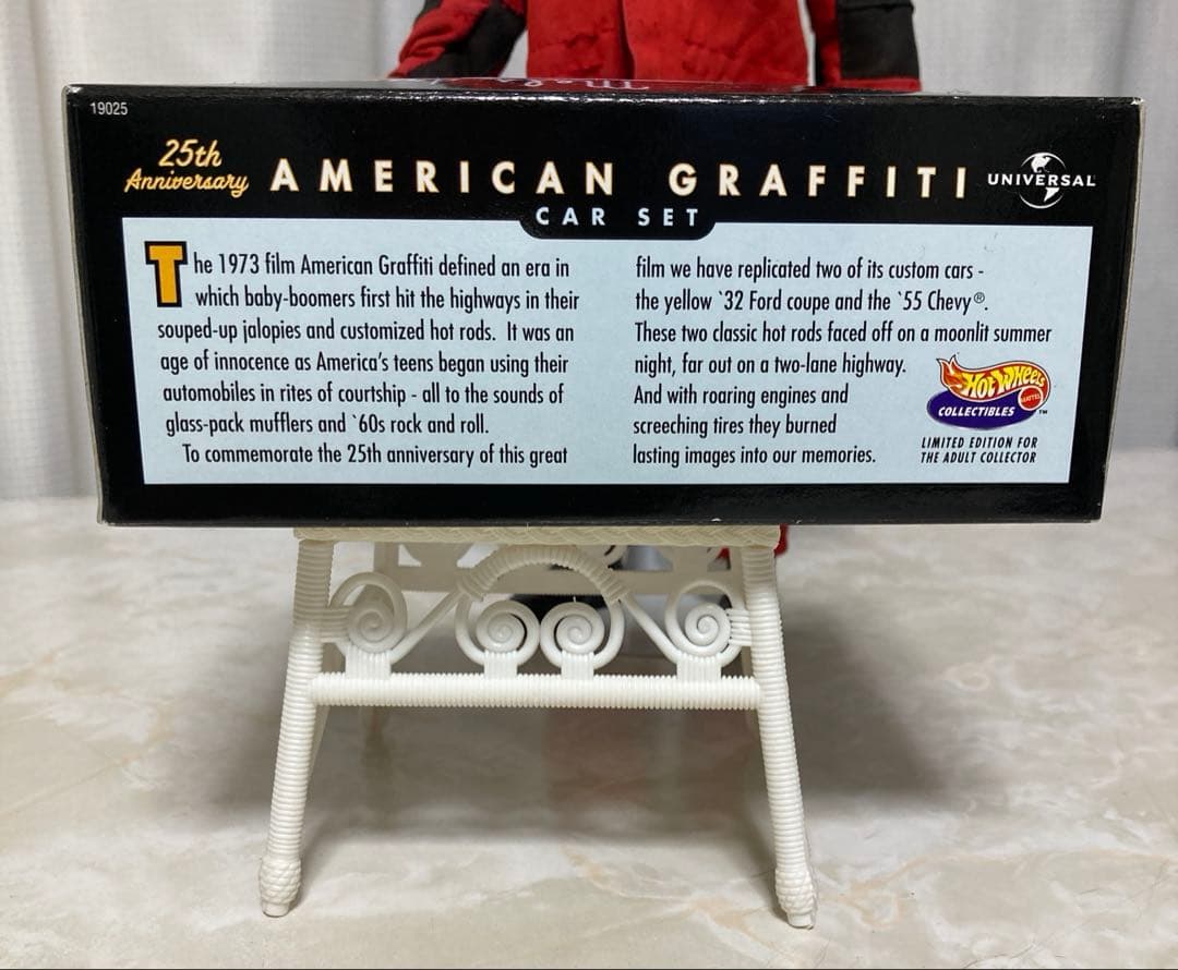 ホットウィール　アメリカングラフィティー　未開封+ ルーカス風カスタムフィギュア