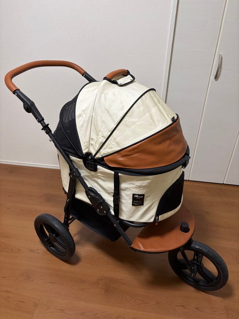 LuckyNavi 大型犬 中型犬 多頭 ペットカート 50kg耐荷重