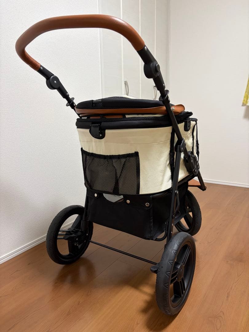 LuckyNavi 大型犬 中型犬 多頭 ペットカート 50kg耐荷重