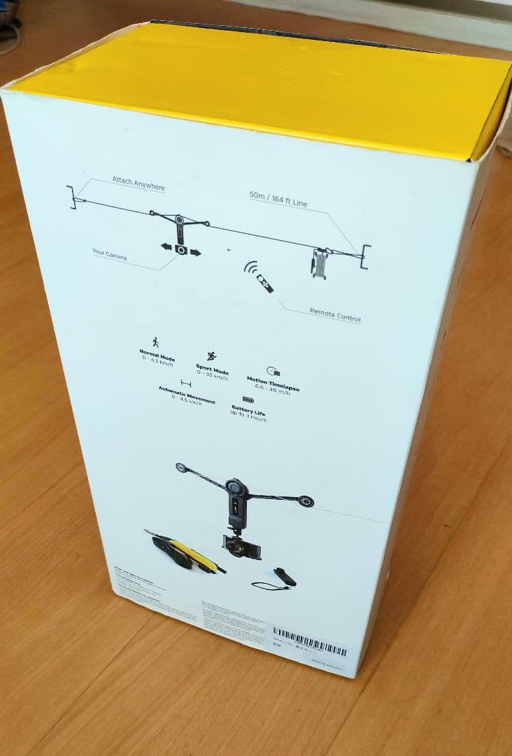 Wiral LITE（ケーブルカム）カメラを取り付けワイヤーで撮影