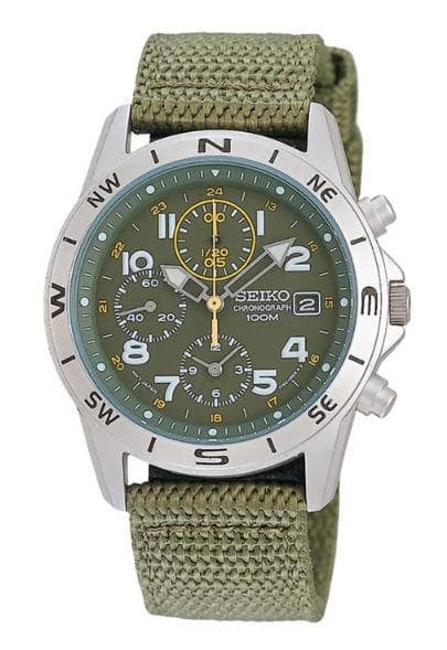 セイコー海外モデル クォーツ クロノグラフ 新品　SND377R