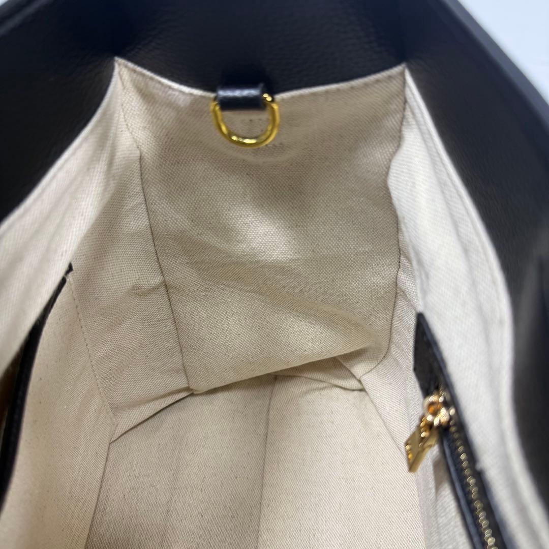 【極美品】スローブイエナ ハンド トートバッグ 底鋲 大容量 A4 2way 黒