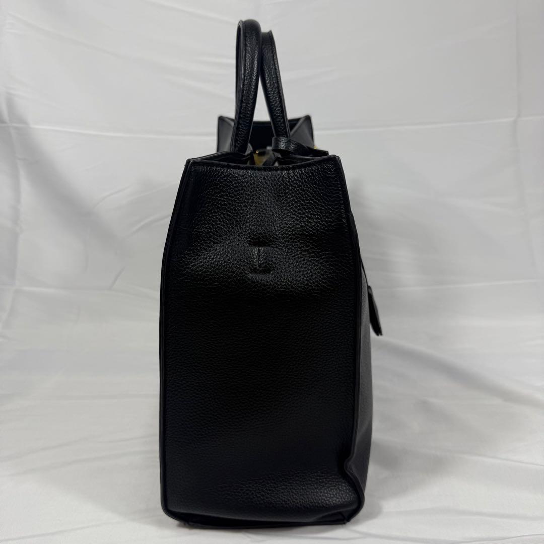 【極美品】スローブイエナ ハンド トートバッグ 底鋲 大容量 A4 2way 黒