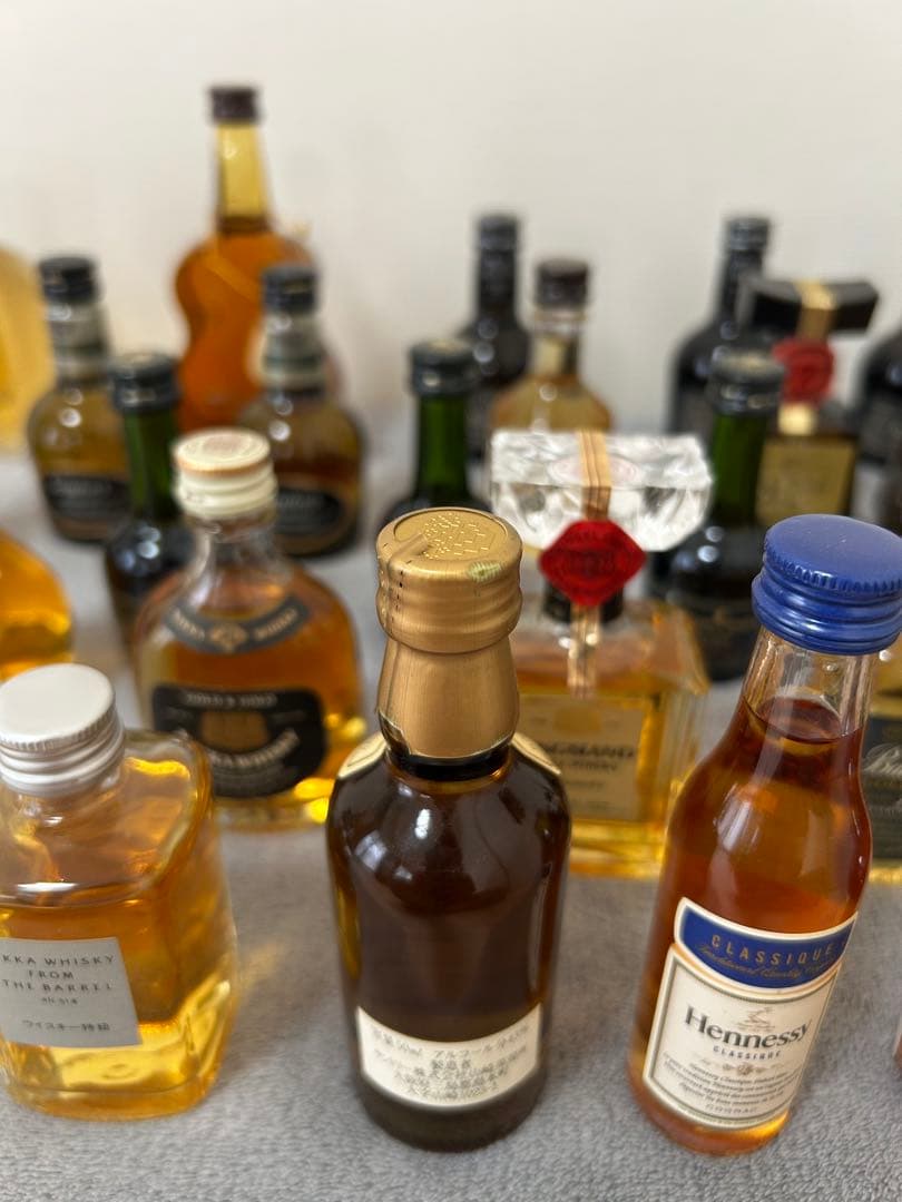 ウイスキー & ブランデー　ミニボトルセット