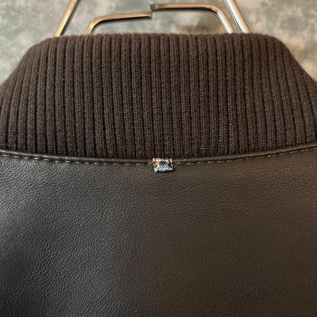 Pretty Green ブルゾンタイプ レザージャケット プリティグリーン